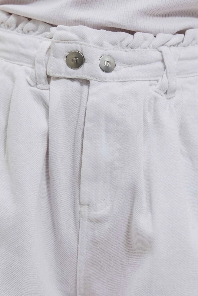 LADIES SHORTS L-SH-4002 OFF WHITE
