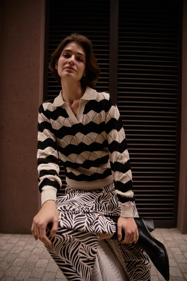WOMEN'S SWEATER Z-SW-4804 L.BEIGE