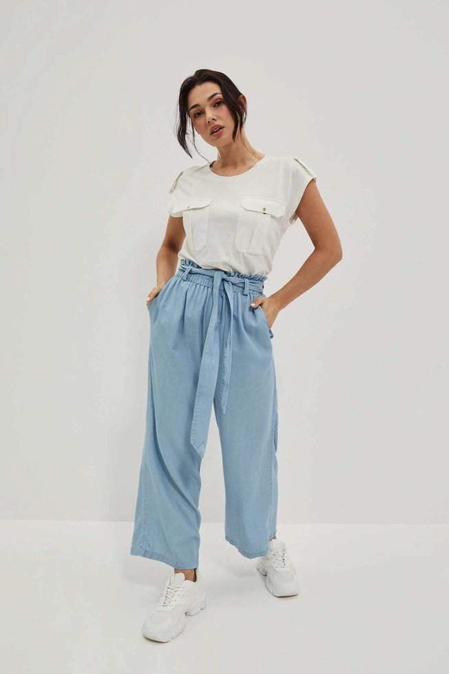 LADIES TSHIRT L-TS-4058 OFF WHITE