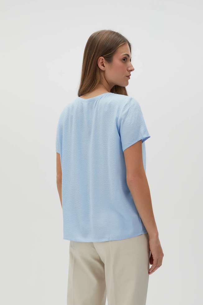 WOMEN'S SHIRT L-KO-4616 L.BLUE