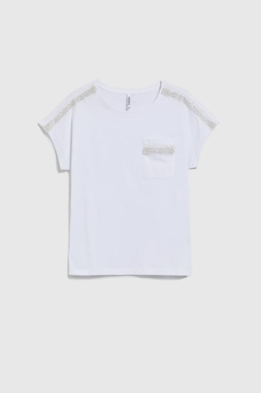 WOMEN'S TSHIRT L-TS-4650 WHITE