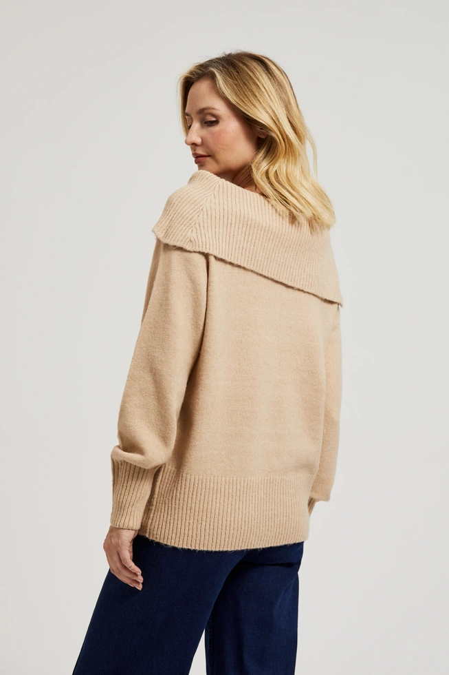 SWETER DAMSKI Z-SW-4554 L.BEIGE MEL