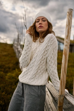 WOMEN'S SWEATER Z-SW-4859 OFF WHITE