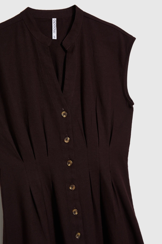 WOMEN'S DRESS L-SU-4671 D.BROWN