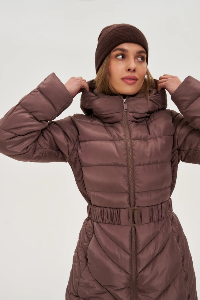 WOMEN'S JACKETS Z-KU-4811 COFFEE