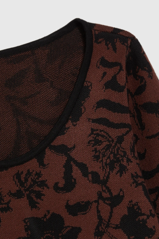 WOMEN'S SWEATER Z-SW-4850 BROWN