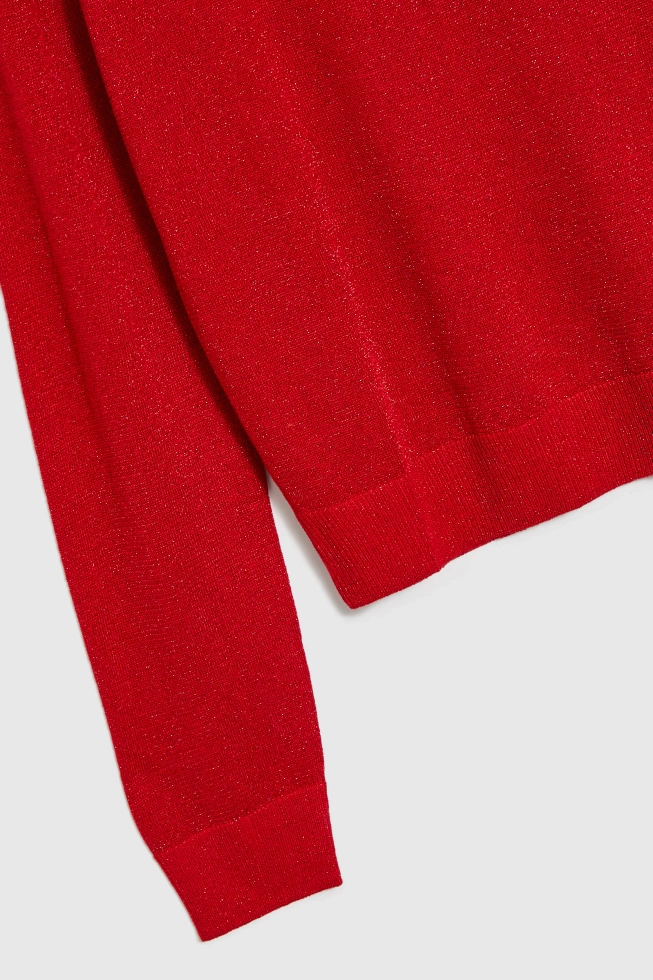 WOMEN'S SWEATER Z-SW-4868 RED-set