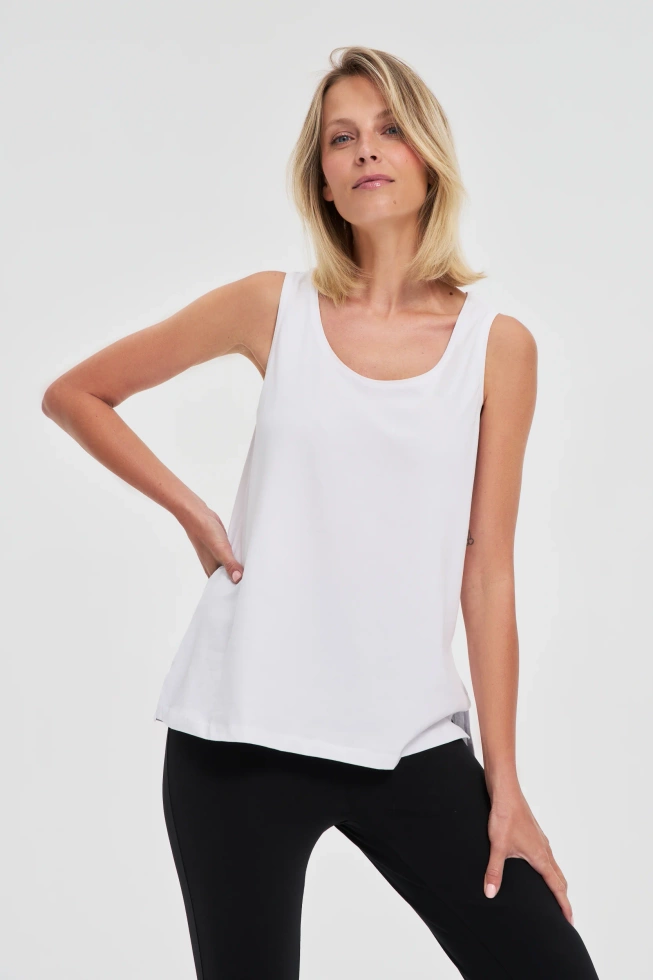 KOSZULKA DAMSKA L-TS-4689 WHITE