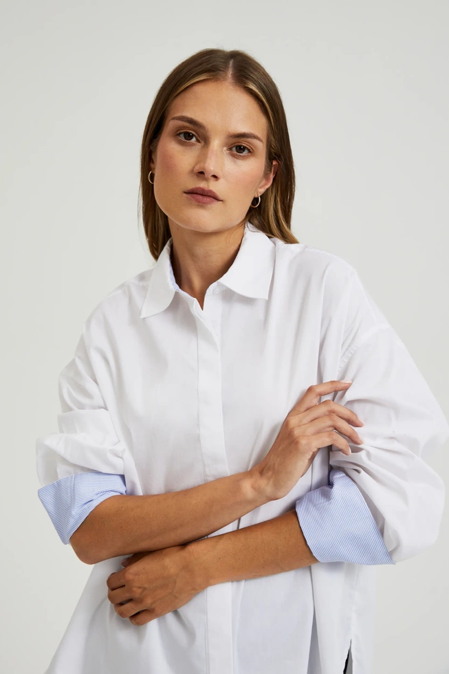 WOMEN'S SHIRT L-KO-4602 WHITE