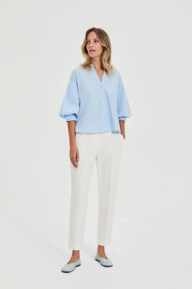 WOMEN'S PANTS L-SP-4909 OFF WHITE