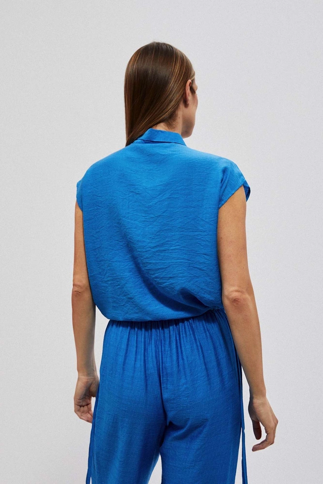 LADIES SHIRT L-KO-4045 FRESH BLUE