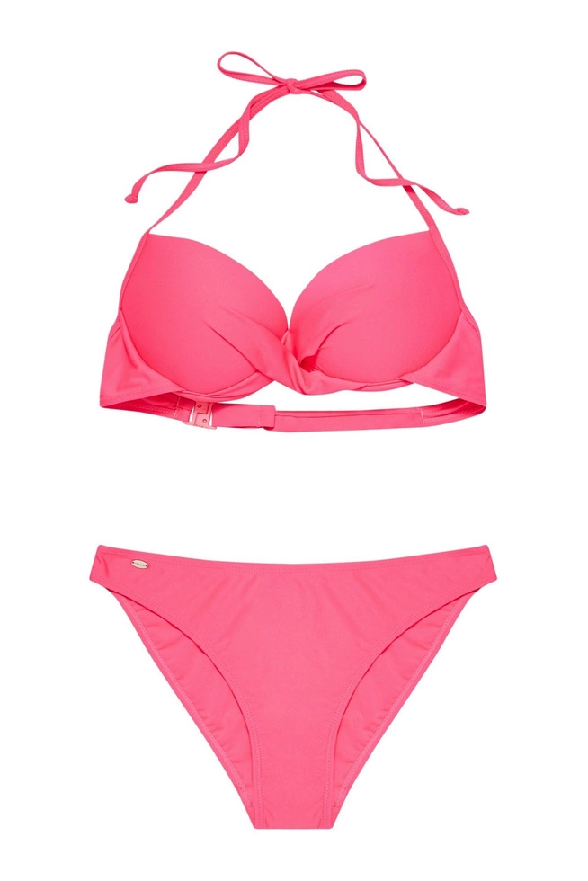 Gładki dół od bikini L-SM-3400 FUCHSIA