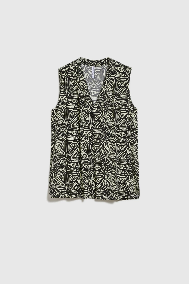 WOMEN'S SHIRT L-KO-4650 BLACK