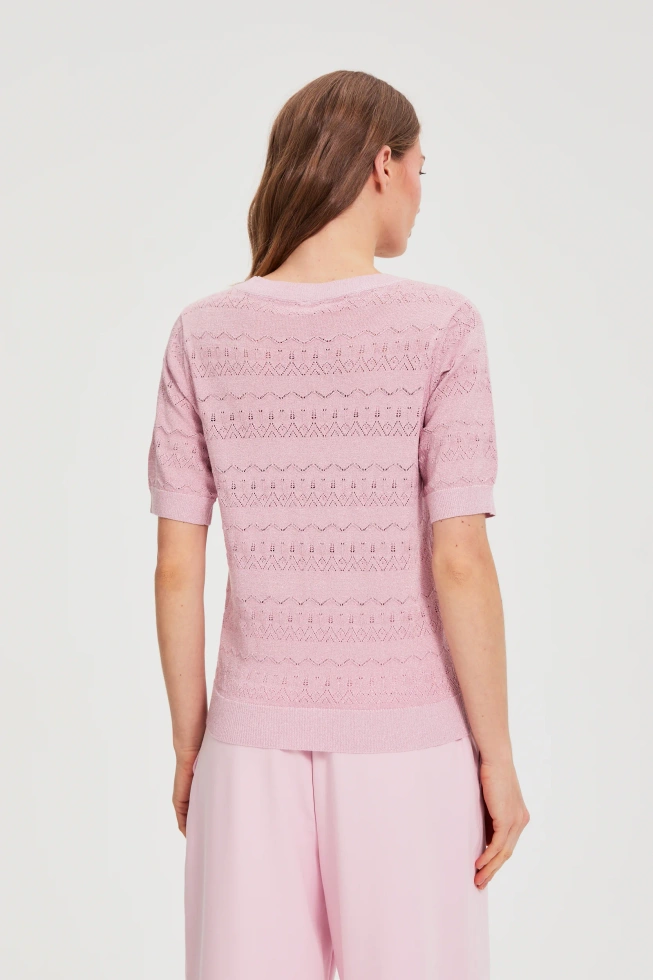 SWETER DAMSKI L-SW-4912 L.PINK