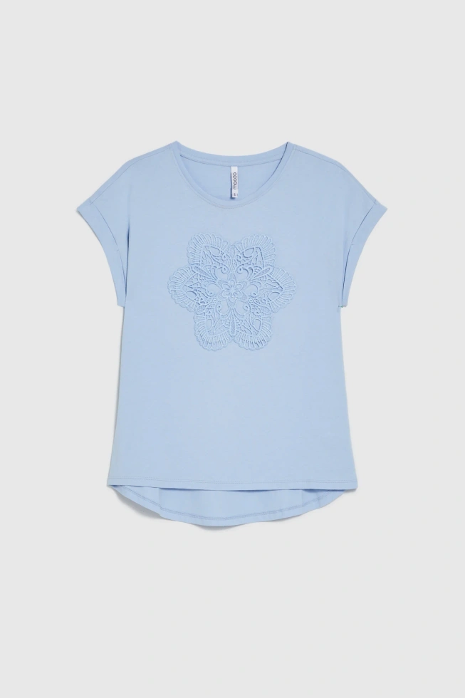 WOMEN'S TSHIRT L-TS-4976 L.BLUE-set