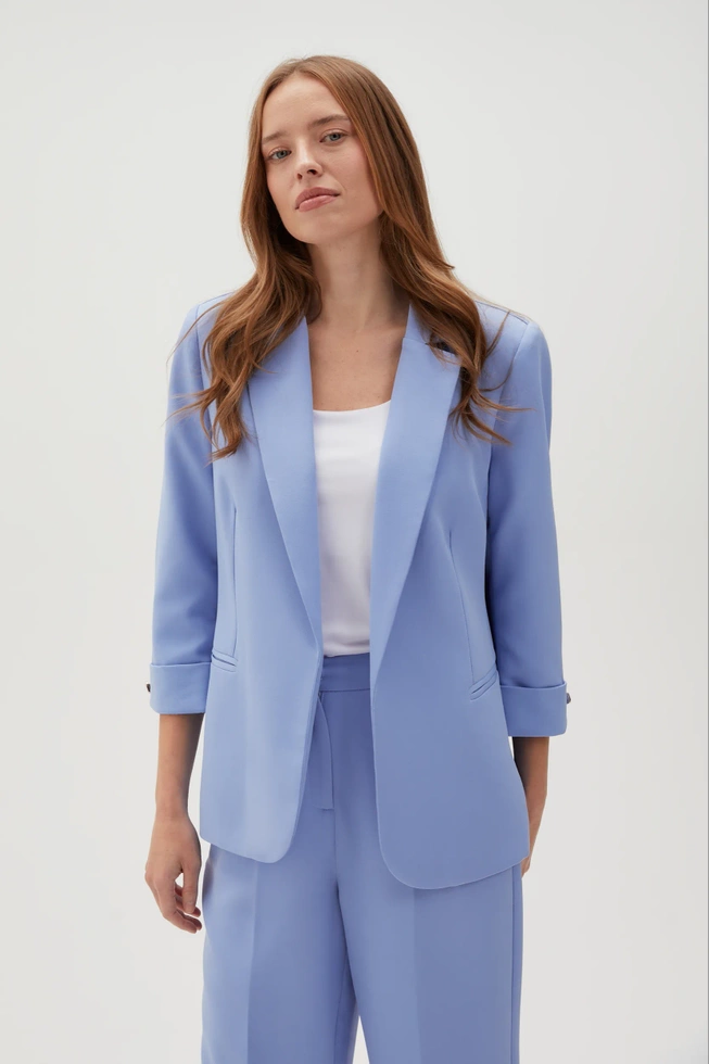 WOMEN'S JACKETS L-MR-4605 BLUE