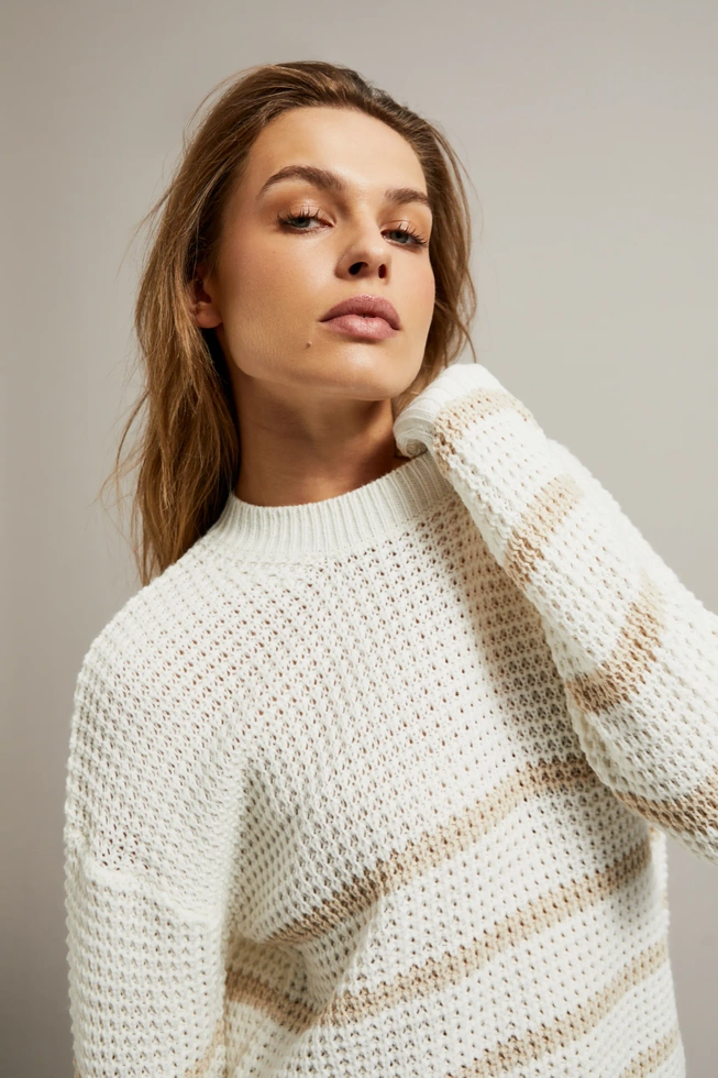 WOMEN'S SWEATER Z-SW-4543 OFF WHITE