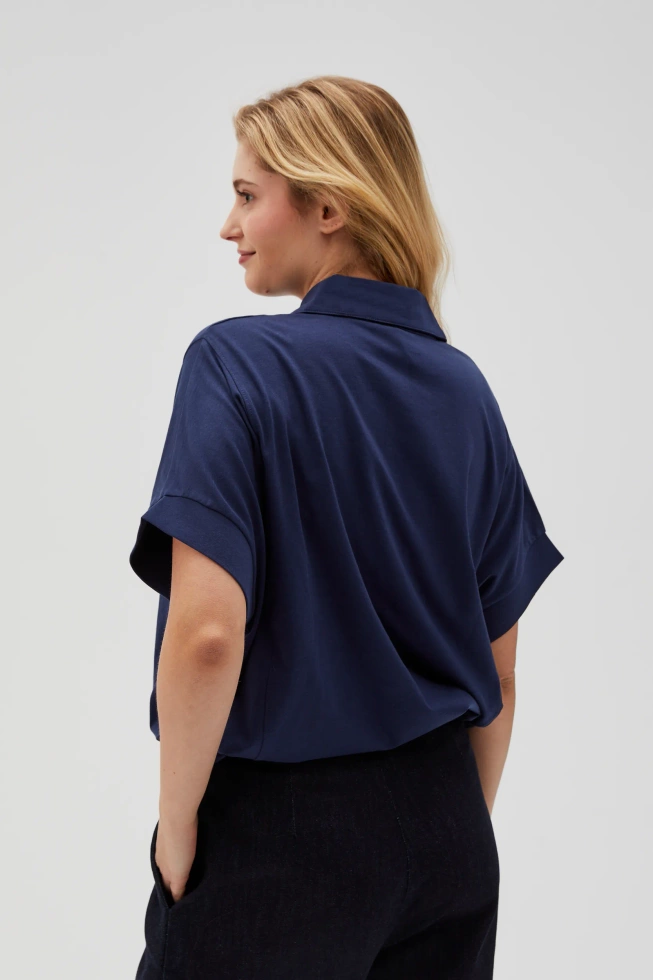 WOMEN'S SWEATSHIRT L-BL-4613 NAVY