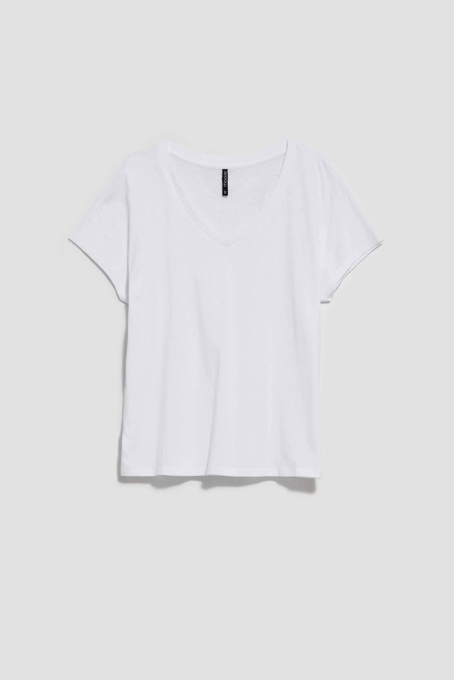 LADIES TSHIRT L-TS-4048 WHITE