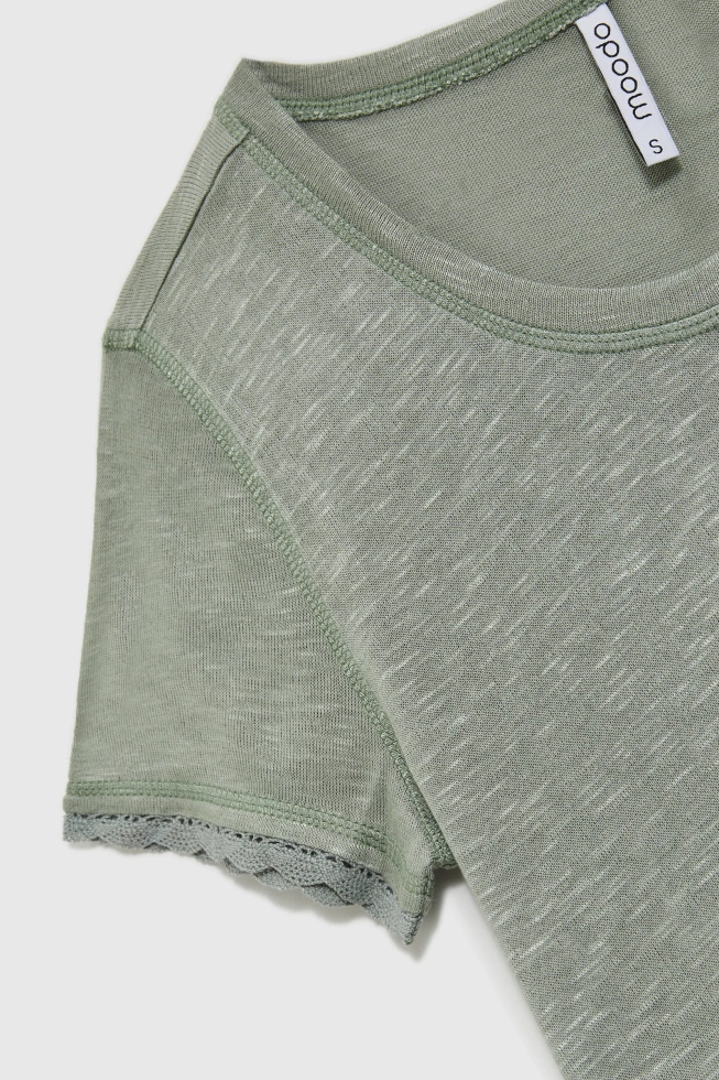 WOMEN'S TSHIRT L-TS-4672 OLIVE