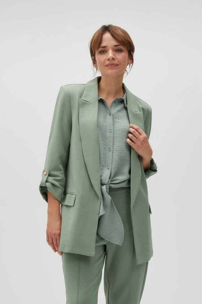 WOMEN'S JACKETS L-MR-4601 OLIVE
