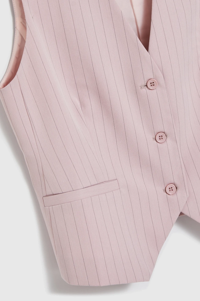 WOMEN'S BLAZER L-KA-4924 DUSTY PINK