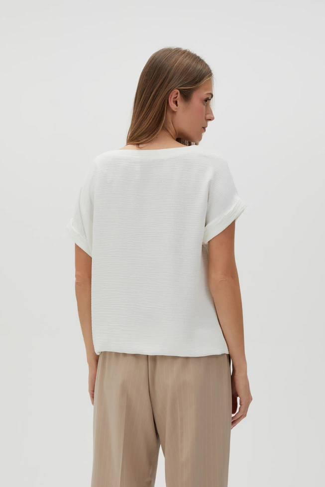 WOMEN'S SHIRT L-KO-4629 OFF WHITE