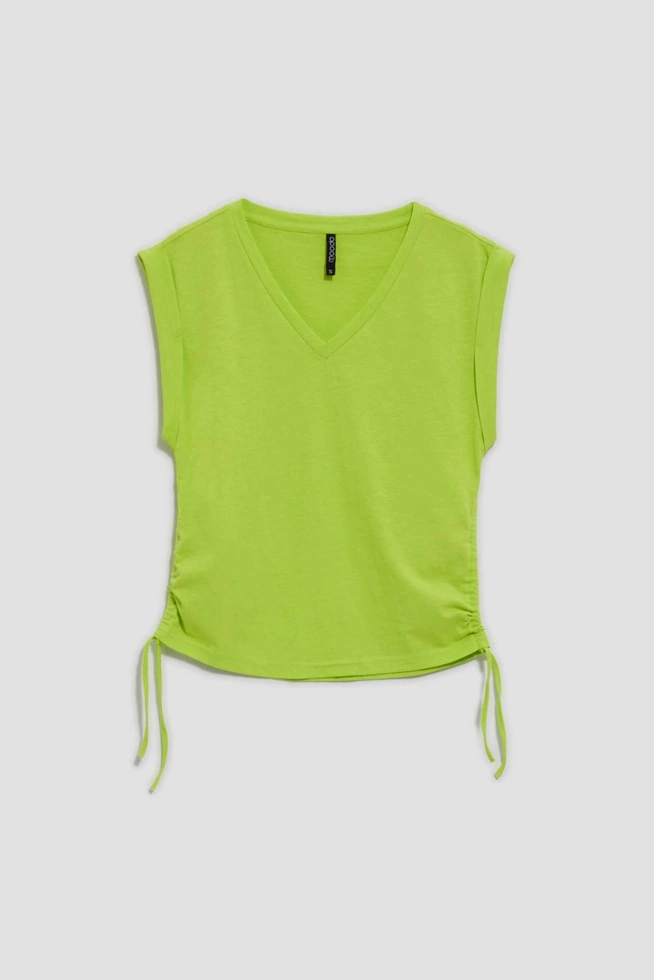 LADIES TOP L-TS-4060 L.GREEN