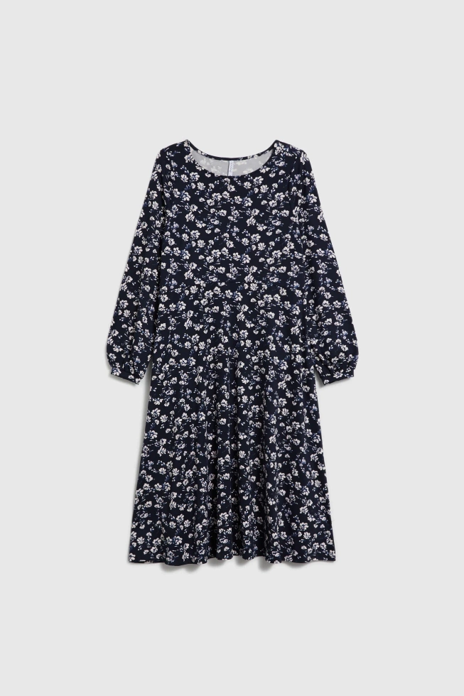 WOMEN'S DRESS L-SU-4901 NAVY-set
