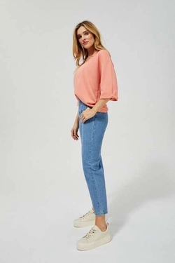 High waist slouchy jeans