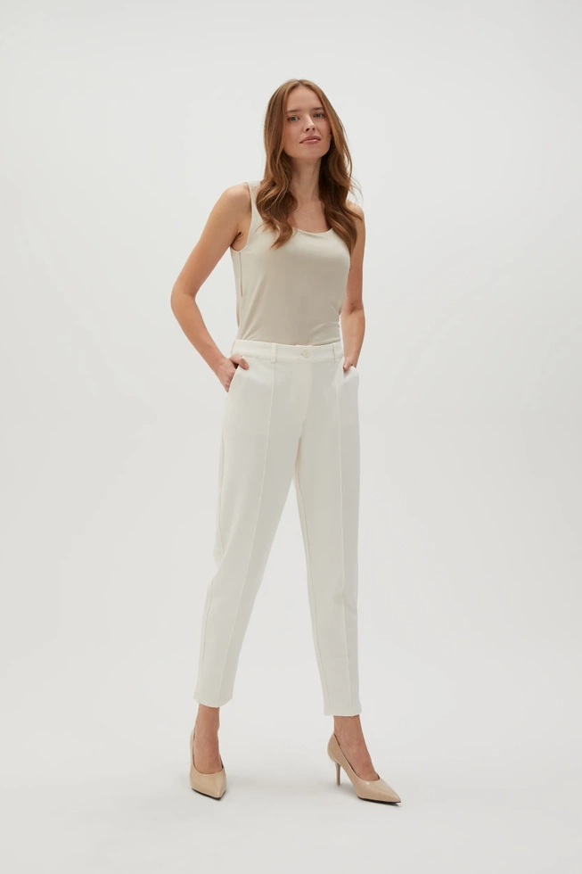 WOMEN'S PANTS L-SP-4605 OFF WHITE