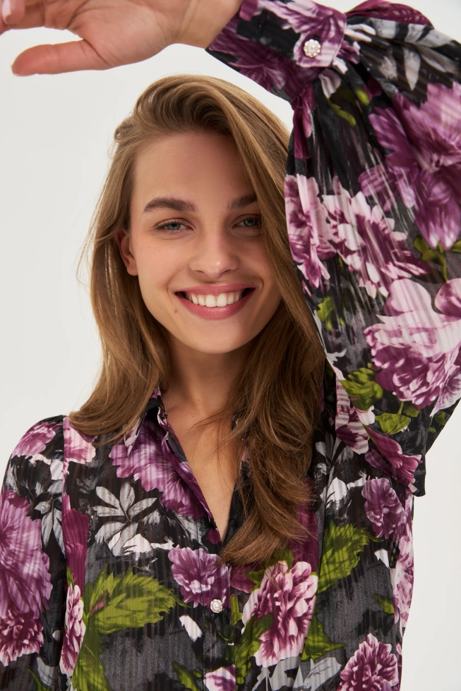 WOMEN'S SHIRT Z-KO-4807 BLACK