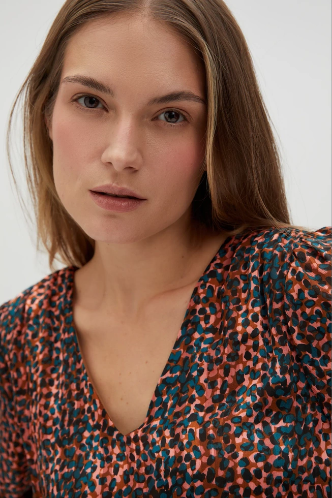 WOMEN'S DRESS L-SU-4612 L.BROWN