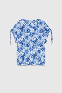 WOMEN'S TSHIRT L-TS-5035 L.BLUE-set