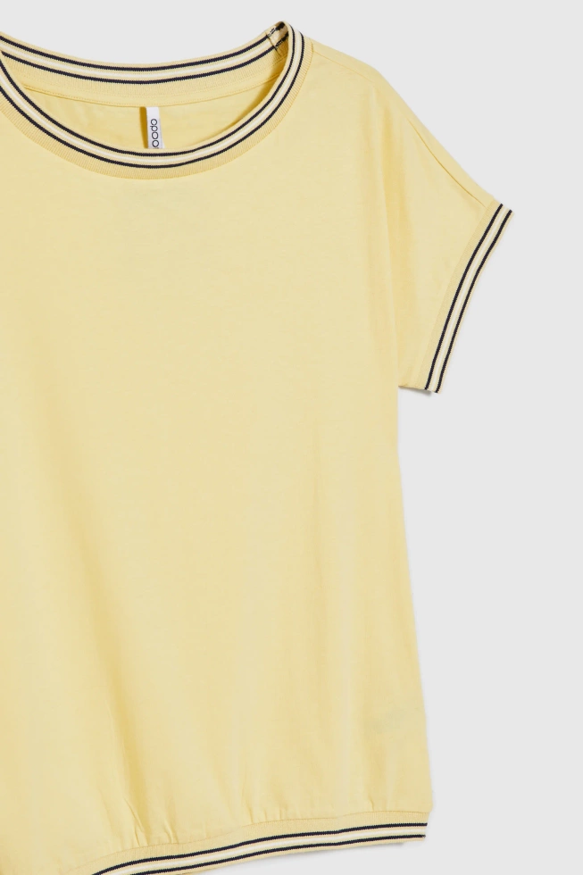 WOMEN'S TSHIRT L-TS-4927 L.YELLOW
