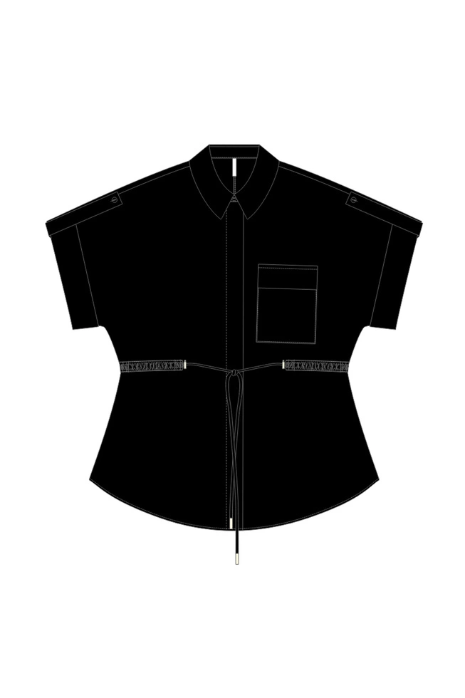 KOSZULA DAMSKA L-KO-4928 BLACK-pakiet