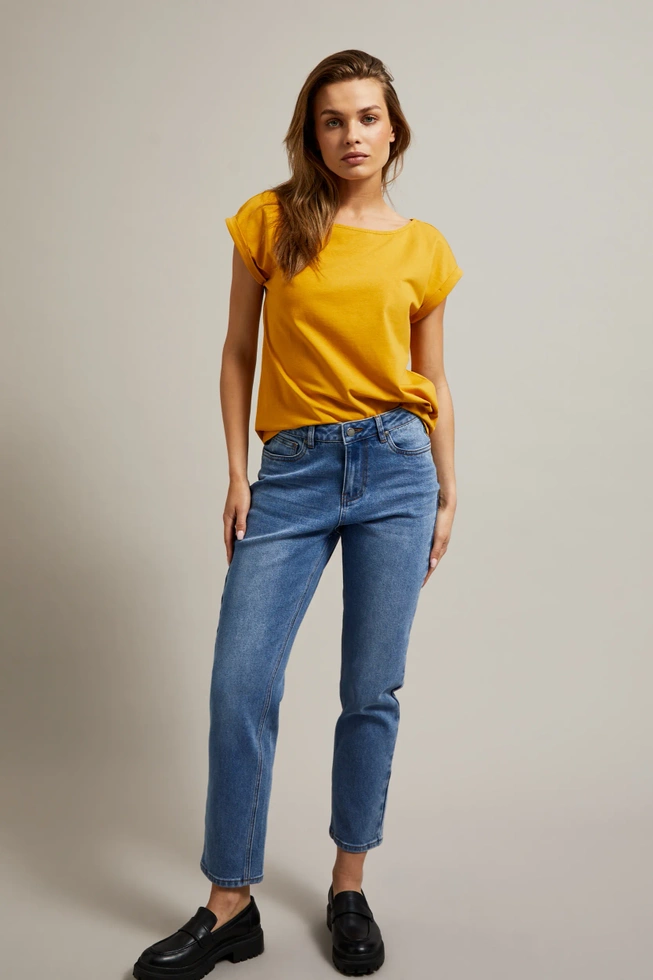 WOMEN'S TSHIRT Z-TS-4501 MUSTARD