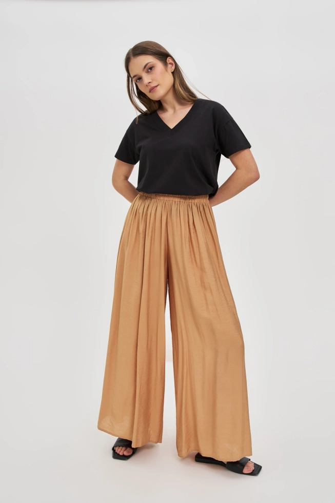 WOMEN'S PANTS L-SP-4632 BEIGE-set
