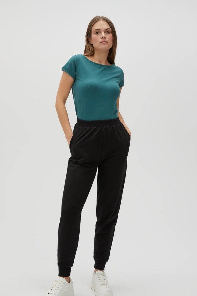 WOMEN'S TSHIRT L-TS-4622 D.GREEN-set