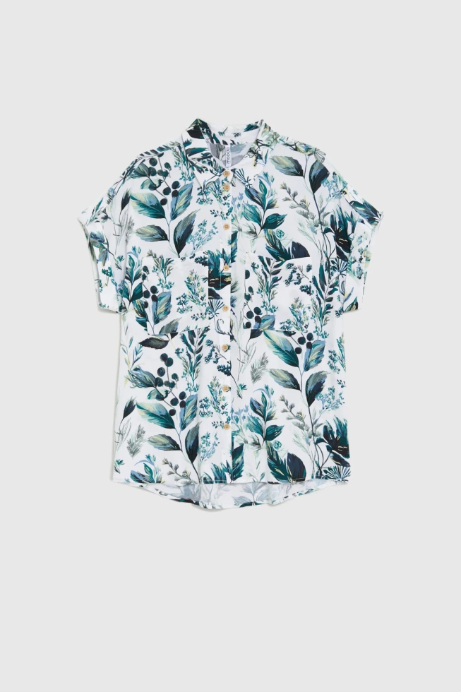 WOMEN'S SHIRT L-KO-4933 OFF WHITE