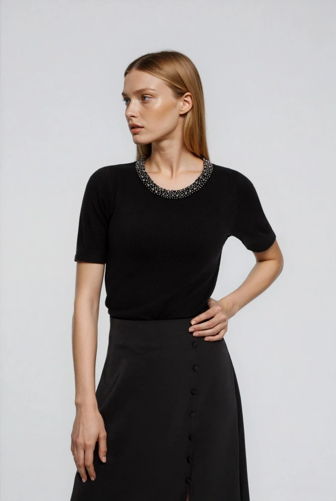 WOMEN'S SWEATER Z-SW-4864 BLACK