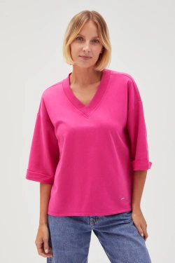 BLUZA DAMSKA L-BL-4609 FUCHSIA