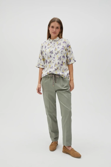 WOMEN'S PANTS L-SP-4614 OLIVE