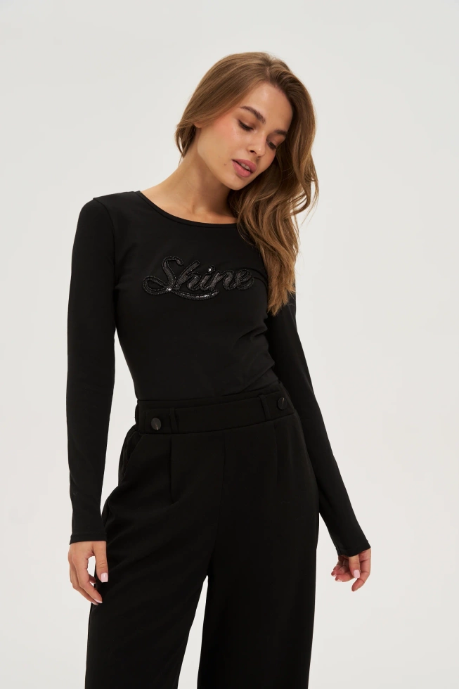 WOMEN'S LONGSLEEVE Z-TS-4800 BLACK