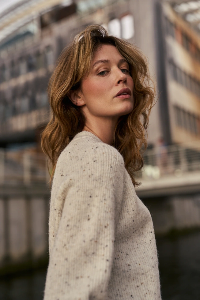 WOMEN'S SWEATER Z-SW-4836 OFF WHITE