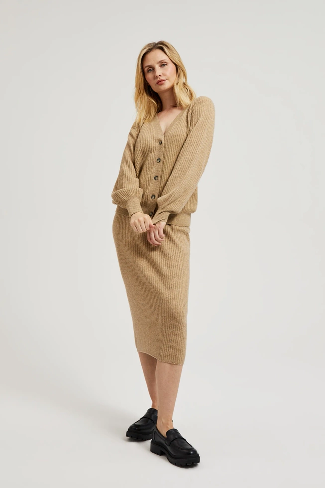 WOMEN'S SKIRT Z-SC-4500 BEIGE MEL-set