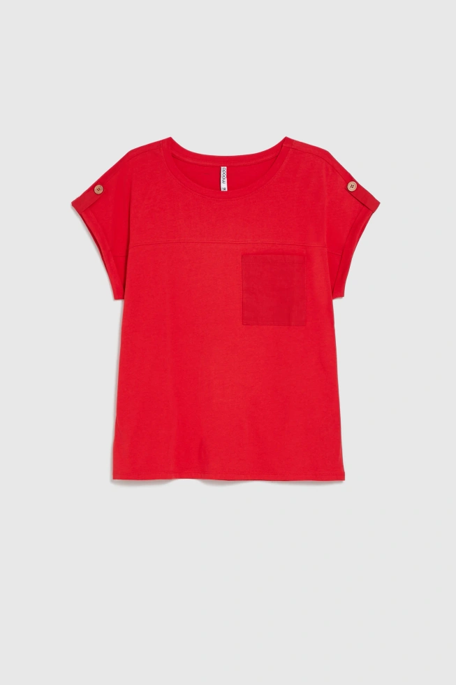 WOMEN'S TSHIRT L-TS-4991 RED-set