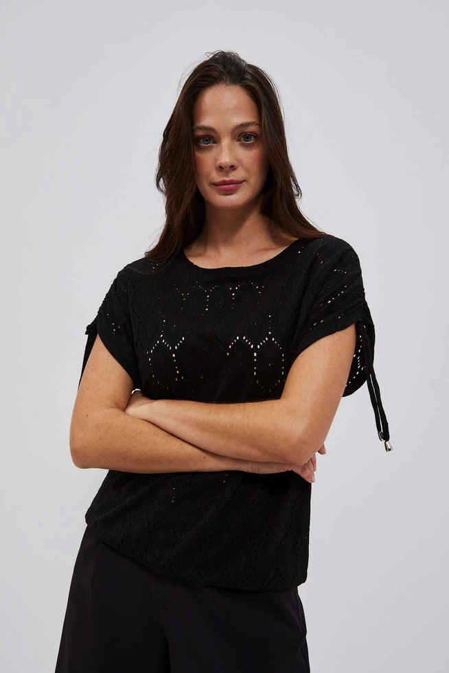 LADIES TSHIRT L-TS-4033 BLACK