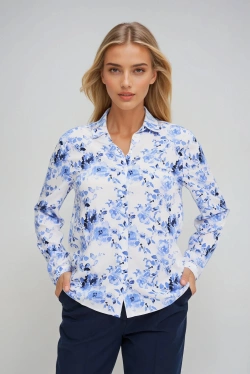 WOMEN'S SHIRT Z-KO-4806 BLUE