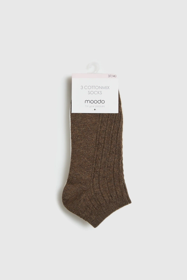 WOMEN'S SOCKS Z-SK-4811 BEIGE-set